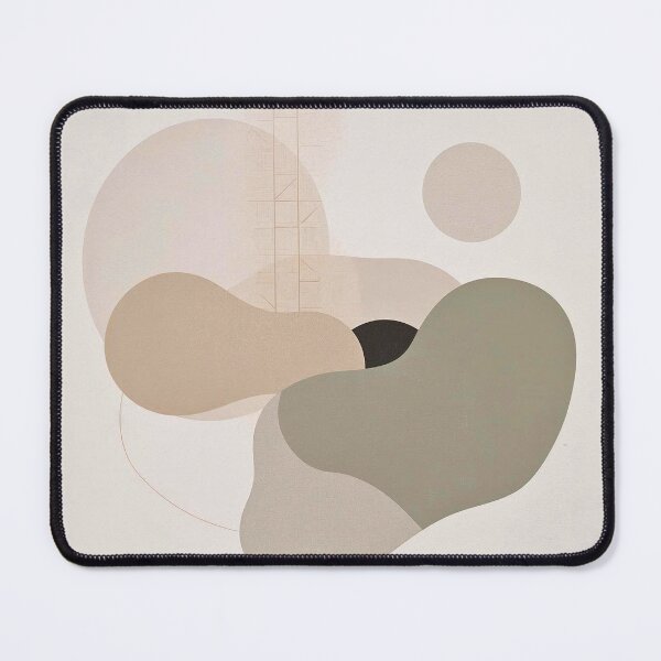 Item preview, Abstract Layered Cream and Gold Marble Art designed and sold by Cozyartsss.