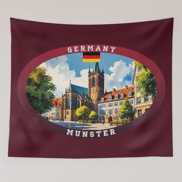Item preview, Munster Germany Travel designed and sold by Thistle-TShop.