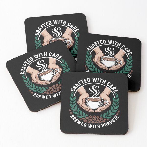 Item preview, Crafted With Care Brewed With Purpose Home Coffee Ritual designed and sold by ProudForFunny.