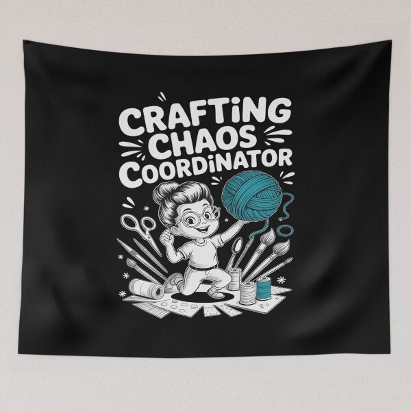 Item preview, Crafting Chaos Coordinator Yarn Crochet designed and sold by ProudForFunny.