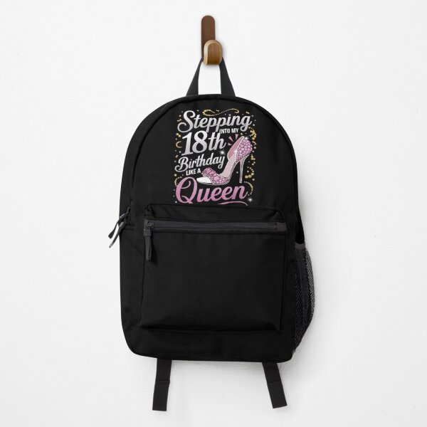 Item preview, Stepping Into My 18th Birthday Like A Queen Happy Bday To Me  designed and sold by angolinnArt.
