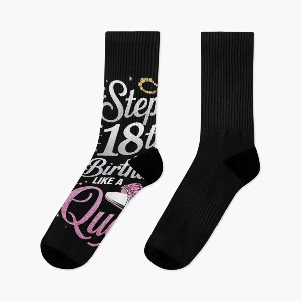 Item preview, Stepping Into My 18th Birthday Like A Queen Happy Bday To Me  designed and sold by angolinnArt.