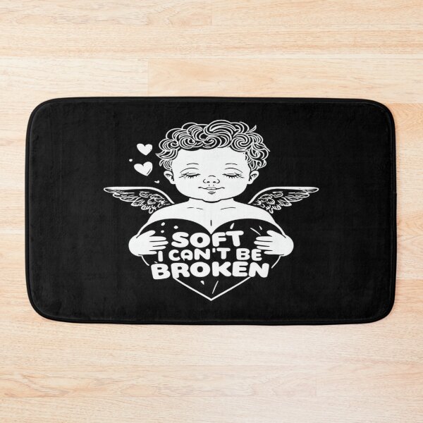 Item preview, Soft But Unbreakable Angel Heart Design – Emotional Strength, Self-Love & Resilience Aesthetic designed and sold by Bright Nest Studio.