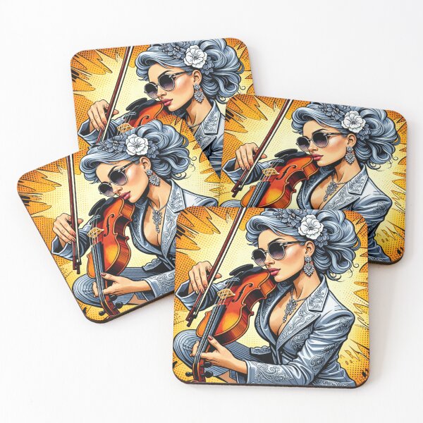 Item preview, Pop Art: On the Fiddle designed and sold by halibutgoatramb.