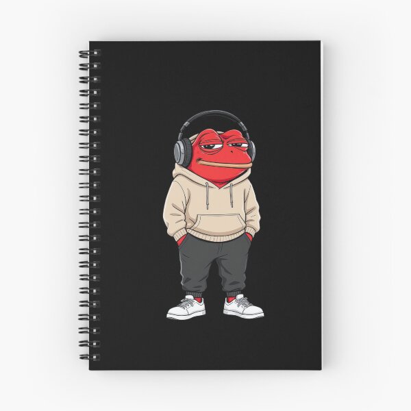 Item preview, Lo-Fi Headphones Frog – Calm Aesthetic Music Frog Illustration designed and sold by ColorSplash123.