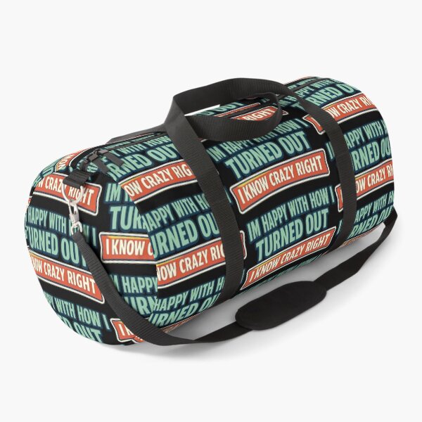 Item preview, Im Happy With How I Turned Out Funny Sarcastic Typography Design designed and sold by TeeTimeTreasure.