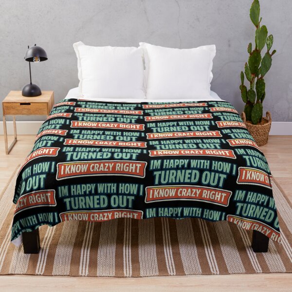 Item preview, Im Happy With How I Turned Out Funny Sarcastic Typography Design designed and sold by TeeTimeTreasure.