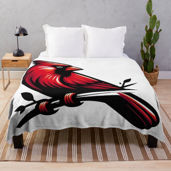 Item preview, Cardinal Bird Illustration - Vibrant Red Bird Design designed and sold by DrawDrip.