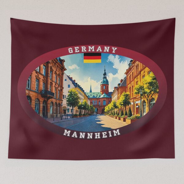 Item preview, Mannheim Germany Travel designed and sold by Thistle-TShop.