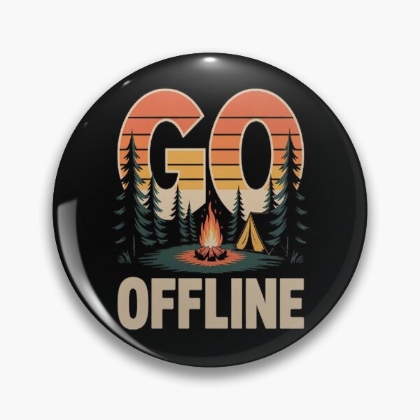 Item preview, GO OFFLINE Camping designed and sold by gandebro.