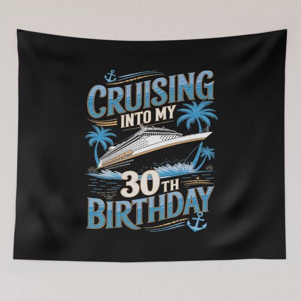 Item preview, 30 Year Old Birthday Cruising Into My 30th Birthday Cruise  designed and sold by CombatTask.