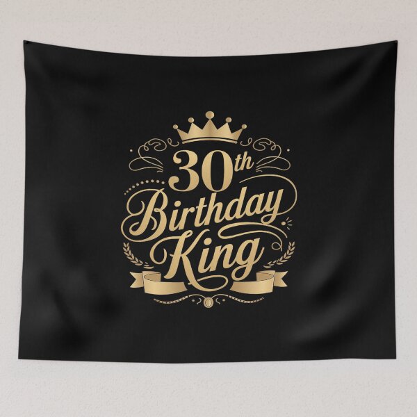 Item preview, 30 Year Old Birthday King Husband 30th B-Day  designed and sold by joyouartArt.