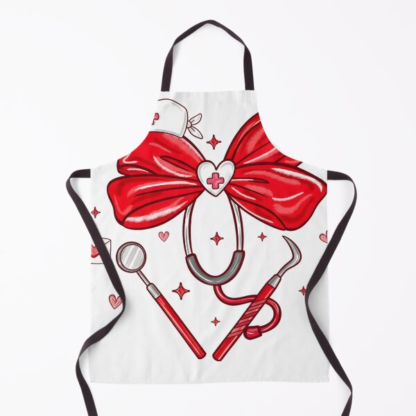 Item preview, Cute Nurse Bow Stethoscope Heart designed and sold by Artify Works.