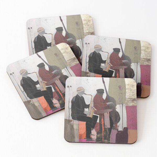 Item preview, Musicians Playing Jazz Instruments designed and sold by lautir.