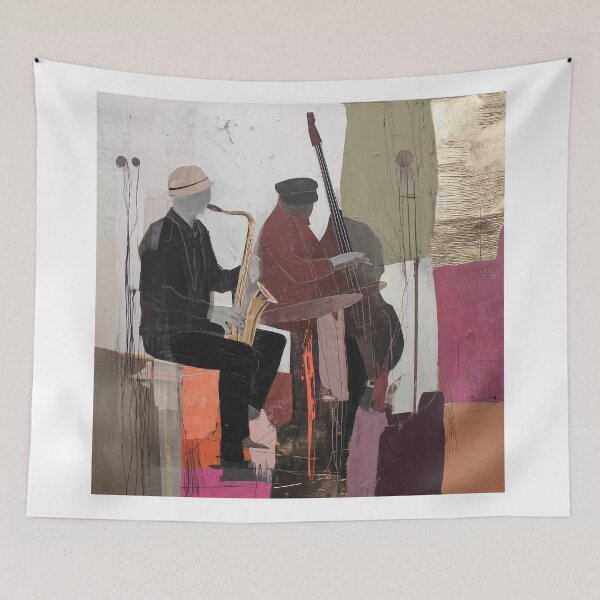 Item preview, Musicians Playing Jazz Instruments designed and sold by lautir.
