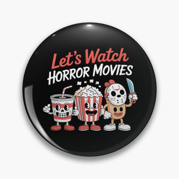 Item preview, Creepy Funny Let's Watch Horror Movies Spooky Halloween designed and sold by ProudForFunny.