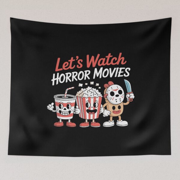 Item preview, Creepy Funny Let's Watch Horror Movies Spooky Halloween designed and sold by ProudForFunny.