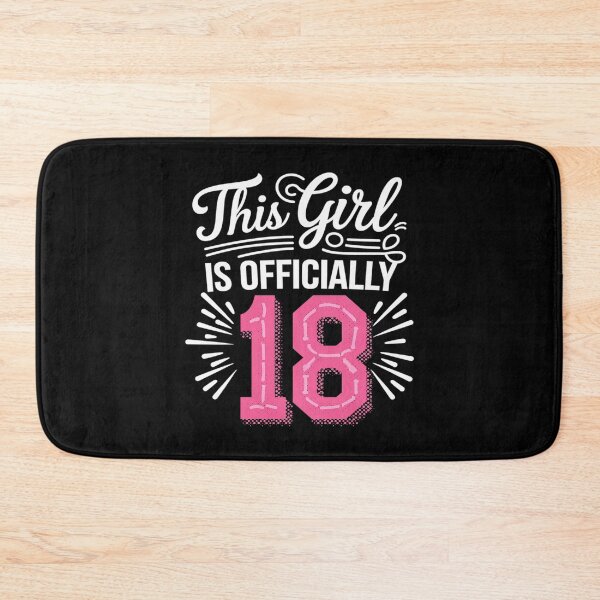 Item preview, This Girl Is Officially 18 Birthday Party Eighteen  designed and sold by angolinnArt.