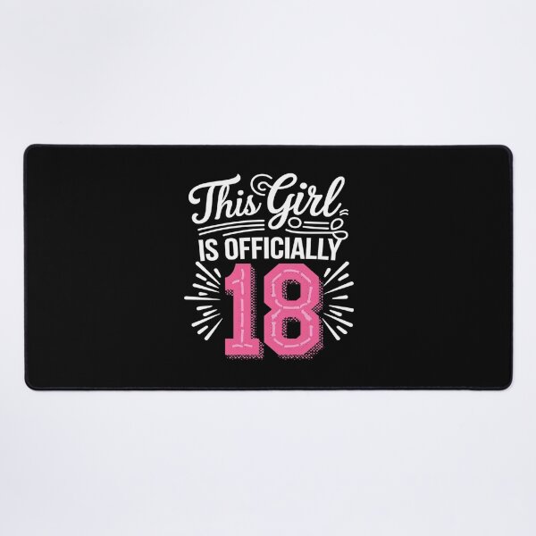Item preview, This Girl Is Officially 18 Birthday Party Eighteen designed and sold by angolinnArt.