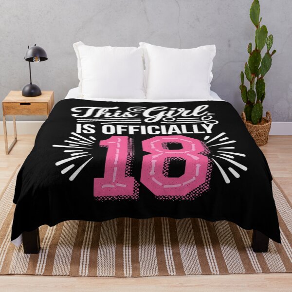 Item preview, This Girl Is Officially 18 Birthday Party Eighteen  designed and sold by angolinnArt.