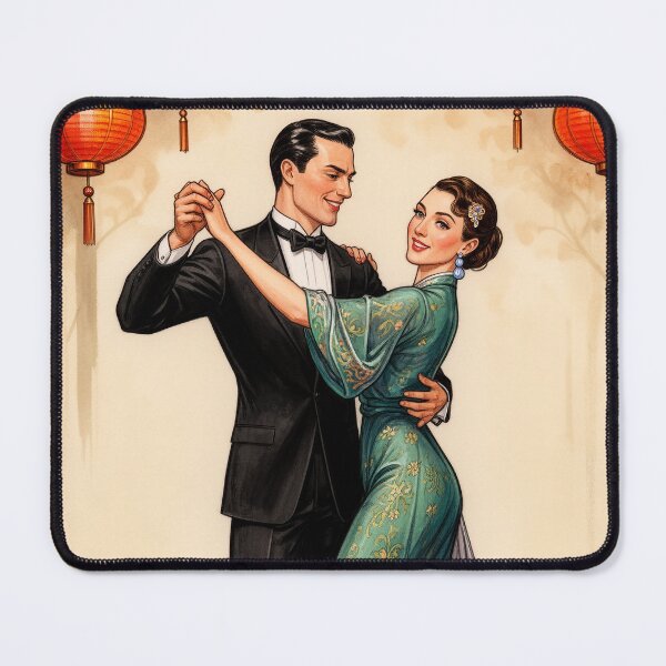 Item preview, Art Deco Couple Dancing designed and sold by aykiradesigns.