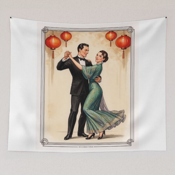 Item preview, Art Deco Couple Dancing designed and sold by aykiradesigns.
