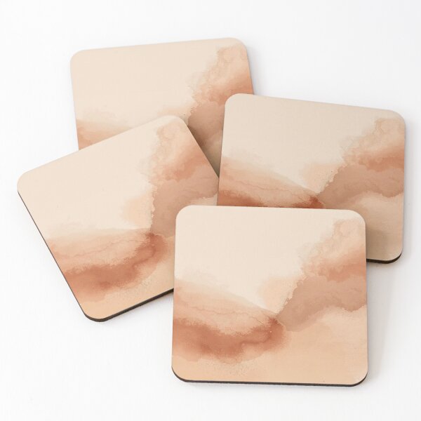 Item preview, Desert Whisper Broad Stroke Abstract in Terracotta Wall Art designed and sold by Cozyartsss.