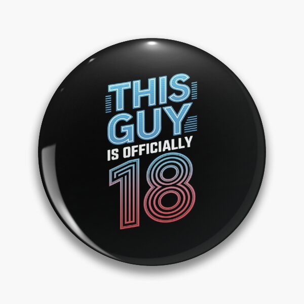 Item preview, This Guy Is Officially 18 Birthday Cute Men Boy Eighteen  designed and sold by angolinnArt.