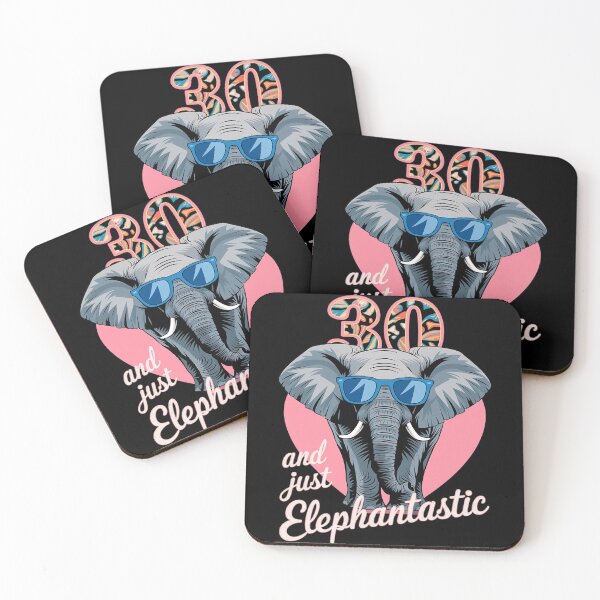 Item preview, 30th Birthday Elephant Age 30 Years  designed and sold by CombatTask.
