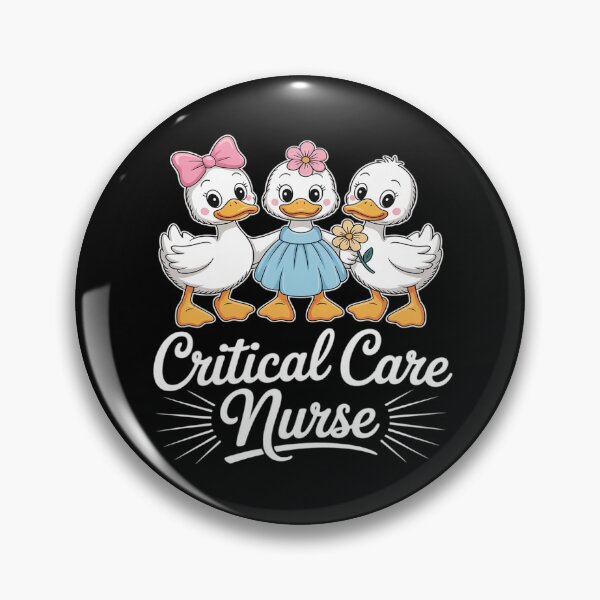 Item preview, Critical Care Nurse Goose Cute Coquette Bow ICU Nursing RN designed and sold by Libbysharts.