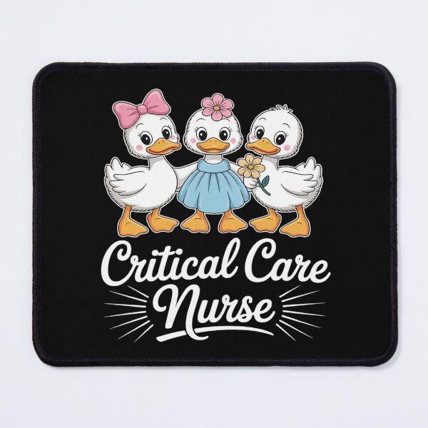 Item preview, Critical Care Nurse Goose Cute Coquette Bow ICU Nursing RN designed and sold by Libbysharts.