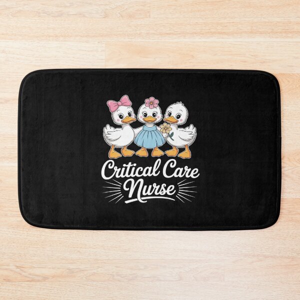 Item preview, Critical Care Nurse Goose Cute Coquette Bow ICU Nursing RN designed and sold by Libbysharts.