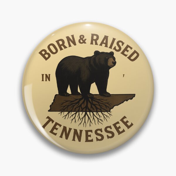 Artikelvorschau, Geboren und aufgewachsen: Black Bear Tennessee Roots entworfen und verkauft von Globalcitytees.