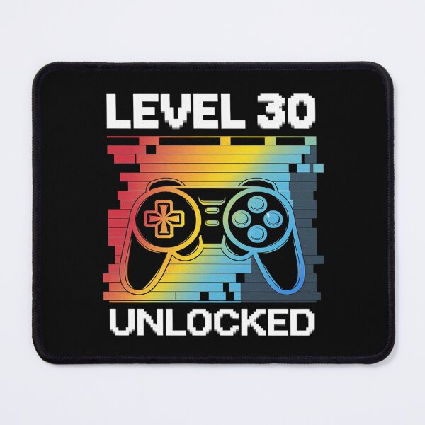 Item preview, 30th Birthday For Men Level 30 Unlocked Gamer 30 Year Old designed and sold by joyouartArt.