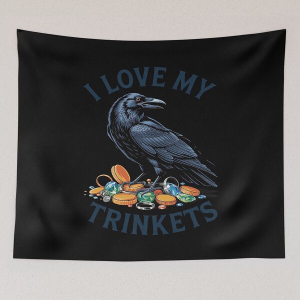 Item preview, Crow Lover Trinket Collector Collection I Love My Trinkets designed and sold by Libbysharts.