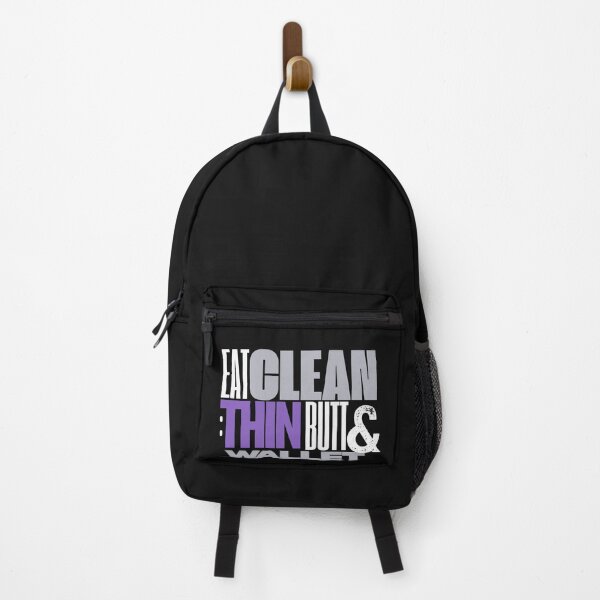 Item preview, Eat Clean Get Thin Butt & a Thin Wallet - Funny Realistic Motivational Slogan designed and sold by MirAgi.