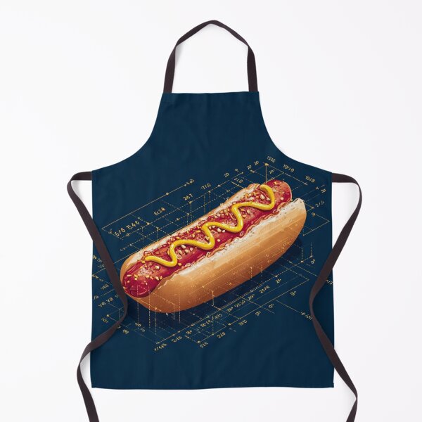 Item preview, Hot dog illustration, artwork, funny, t-shirt designed and sold by pmakesArt.