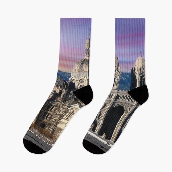 Item preview, Marseille Cathedral Major Panorama at Sunset Design designed and sold by Mauswohn.
