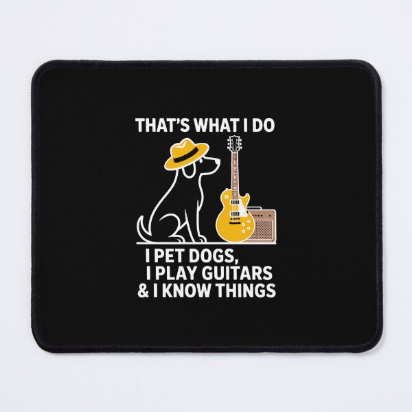 Item preview, Dog Lovers Guitars Funny designed and sold by LittleBO5.