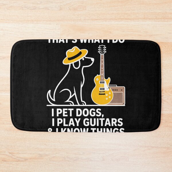 Item preview, Dog Lovers Guitars Funny designed and sold by LittleBO5.