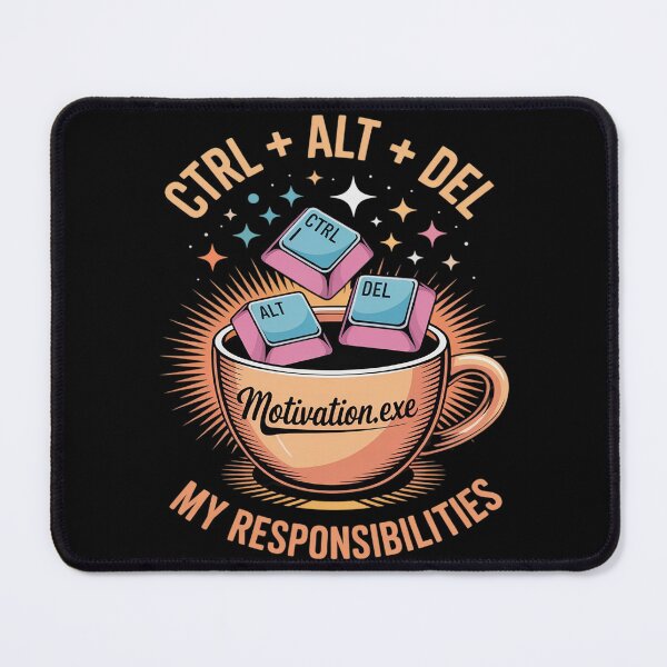 Item preview, Ctrl Alt Del My Responsibilities Funny Tech Coffee Lover designed and sold by Libbysharts.