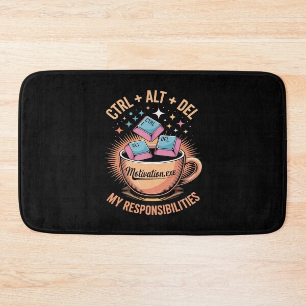 Item preview, Ctrl Alt Del My Responsibilities Funny Tech Coffee Lover designed and sold by Libbysharts.