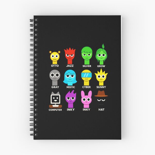 Item preview, Sprunki Characters Grid – Funny Colorful Cartoon Toy  designed and sold by Rosamoaughter.