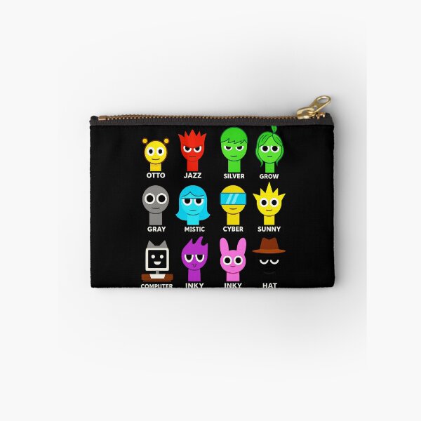 Item preview, Sprunki Characters Grid – Funny Colorful Cartoon Toy  designed and sold by Rosamoaughter.
