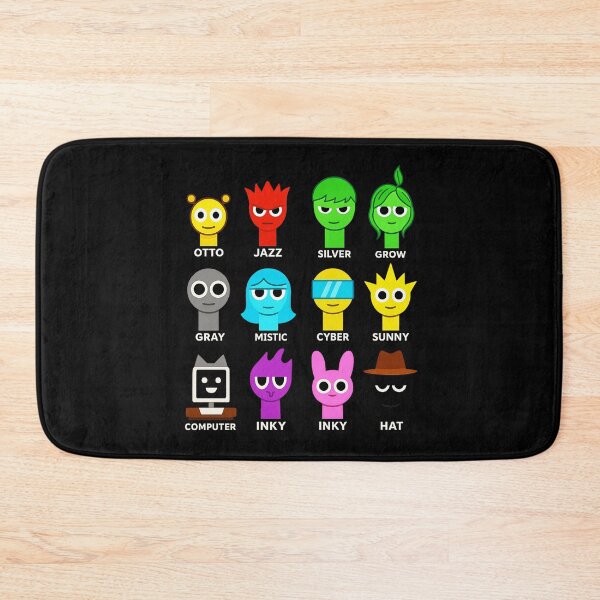 Item preview, Sprunki Characters Grid – Funny Colorful Cartoon Toy  designed and sold by Rosamoaughter.