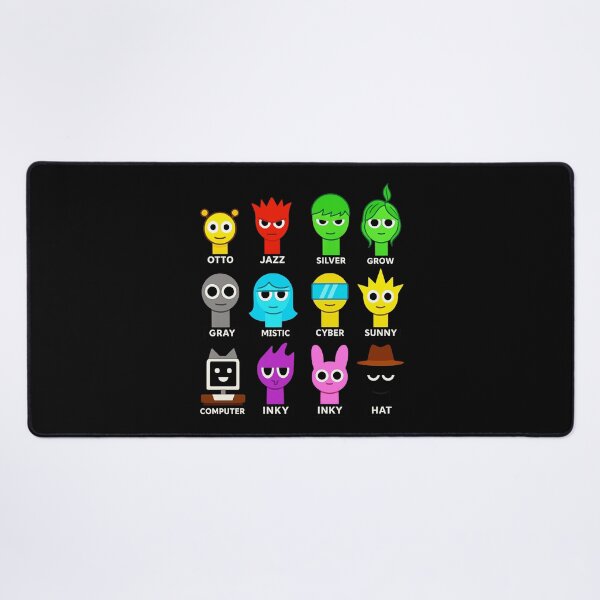Item preview, Sprunki Characters Grid – Funny Colorful Cartoon Toy designed and sold by Rosamoaughter.
