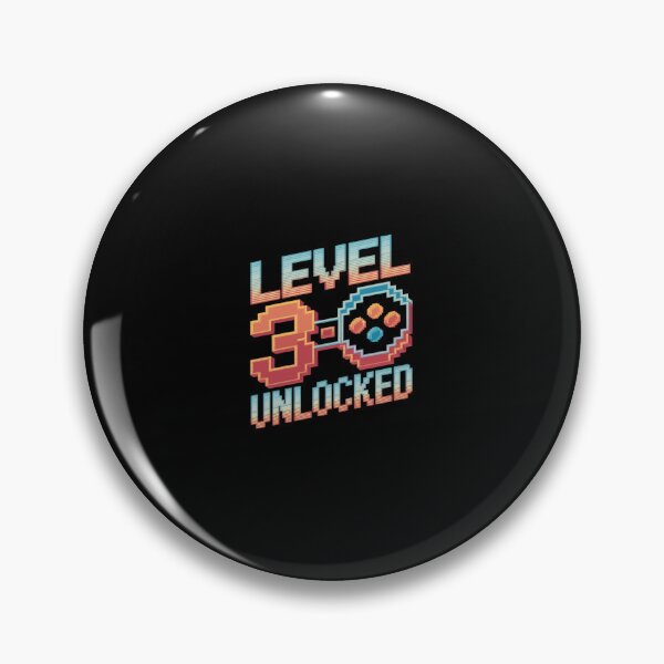 Item preview, 30th Birthday For Men Level 30 Unlocked Gamer 30 Year Old 1  designed and sold by CombatTask.