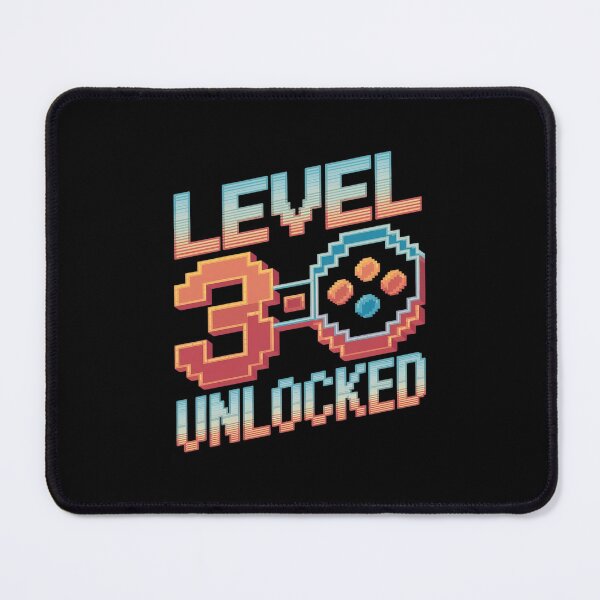 Item preview, 30th Birthday For Men Level 30 Unlocked Gamer 30 Year Old 1 designed and sold by CombatTask.