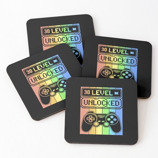 Item preview, 30th Birthday Gamer Boy or Gamer Girl - Level 30 Unlocked  designed and sold by joyouartArt.