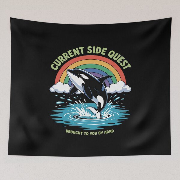 Item preview, current side quest brought to you by adhd designed and sold by Libbysharts.